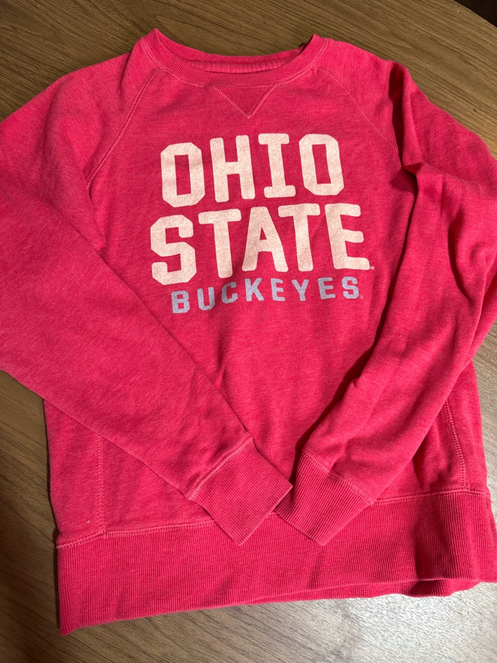Ohio State Buckeyes Red Crewneck Sweatshirt Small Vintage J. America